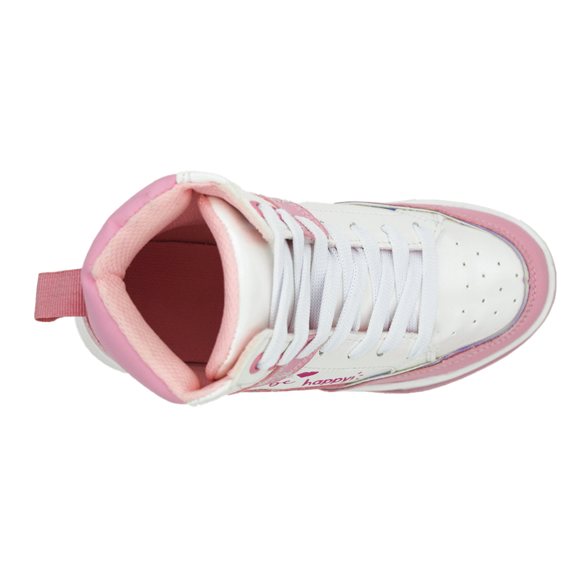 Tenis Botín RBCOLLECTION Exterior Sintético Color Rosa Con Blanco Para Niña