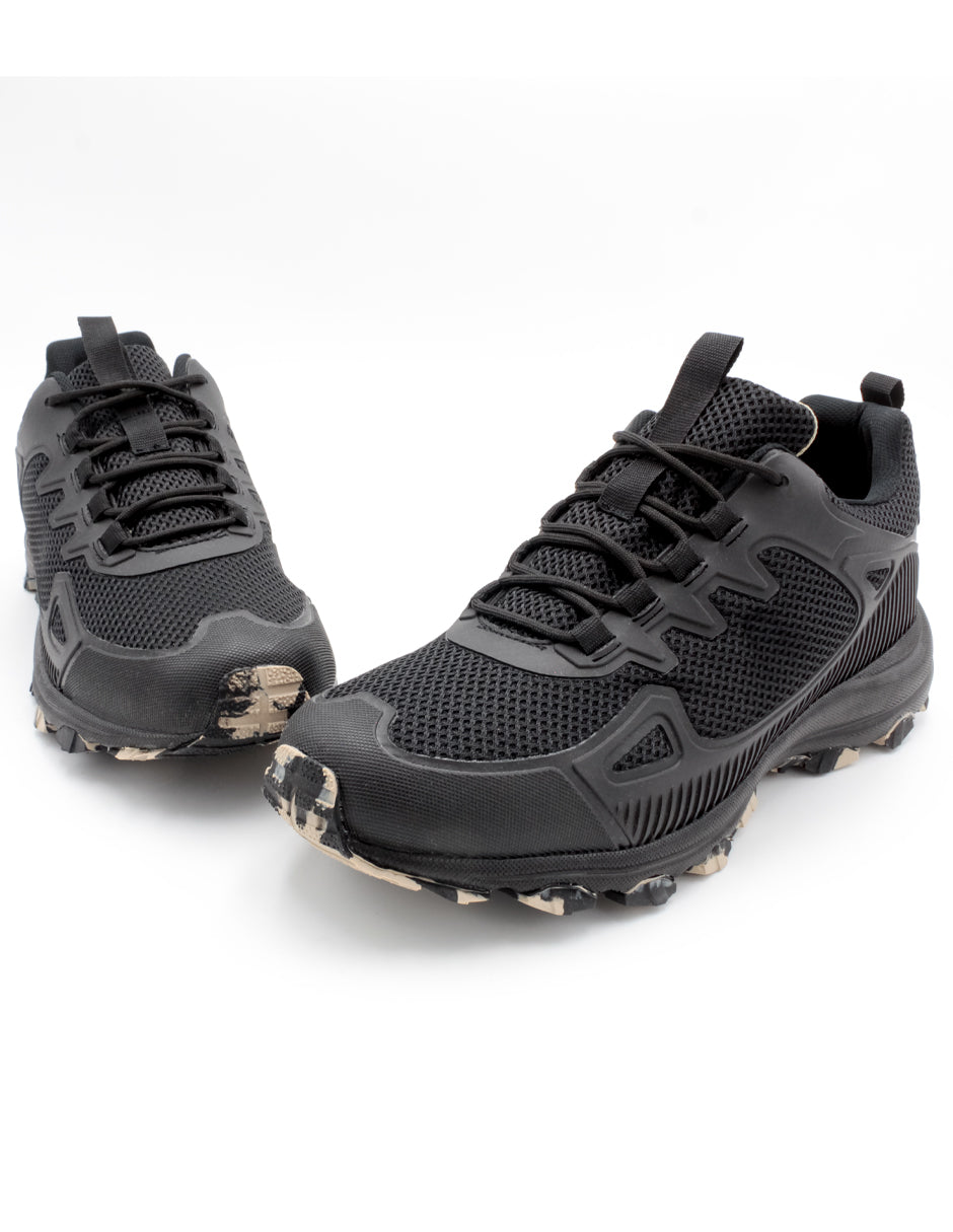 Tenis para correr Exterior Textil Color Negro Para Hombre De RBCOLLECTION