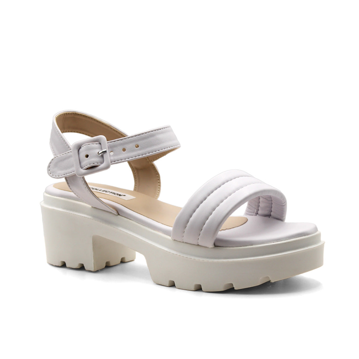Sandalias con tacón  Color Blanco Para Mujer De RBCOLLECTION