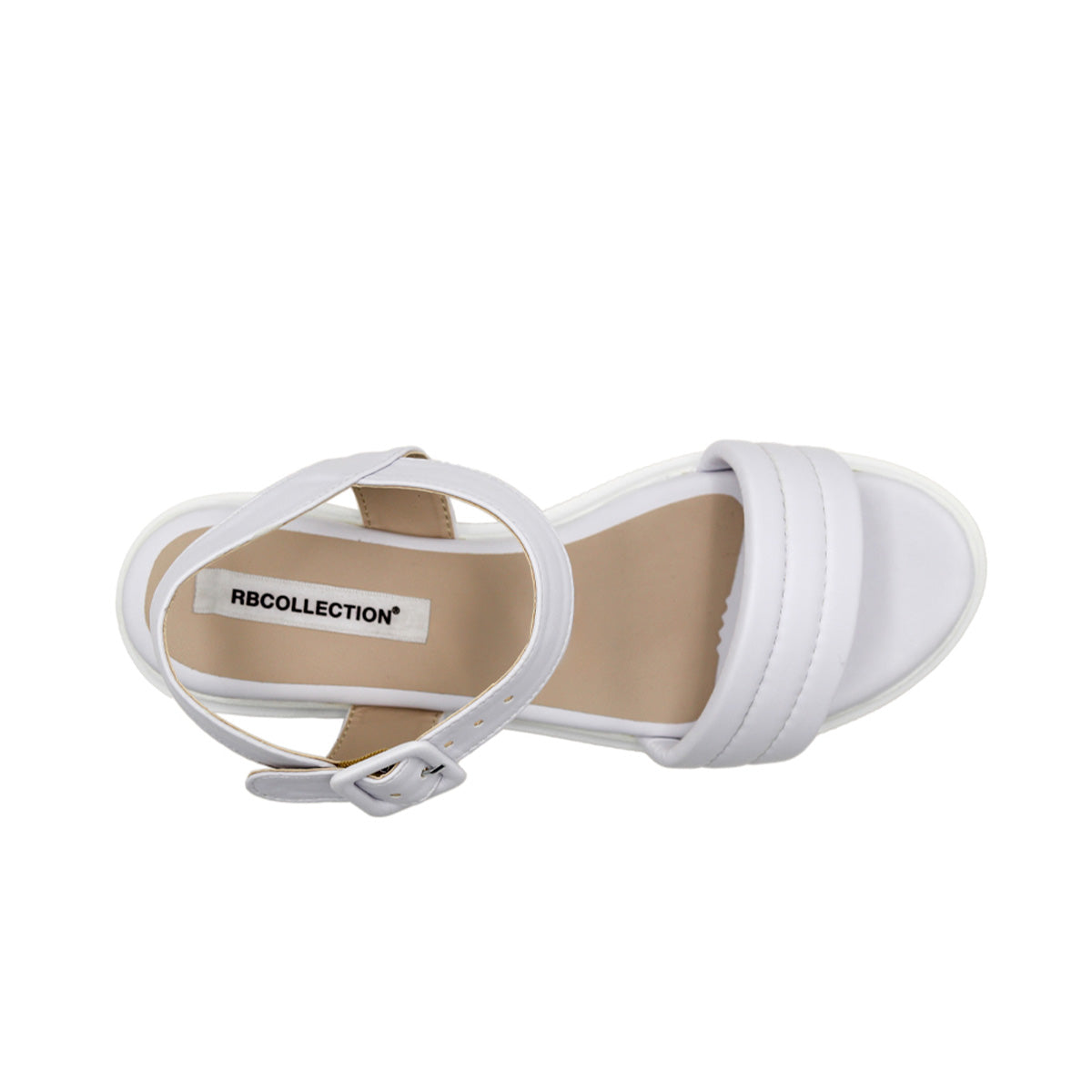 Sandalias con tacón  Color Blanco Para Mujer De RBCOLLECTION