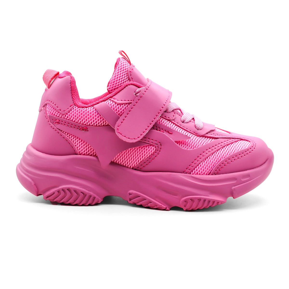 Tenis Deportivos RBCOLLECTION Exterior Textil Color Fiusha Para Niña