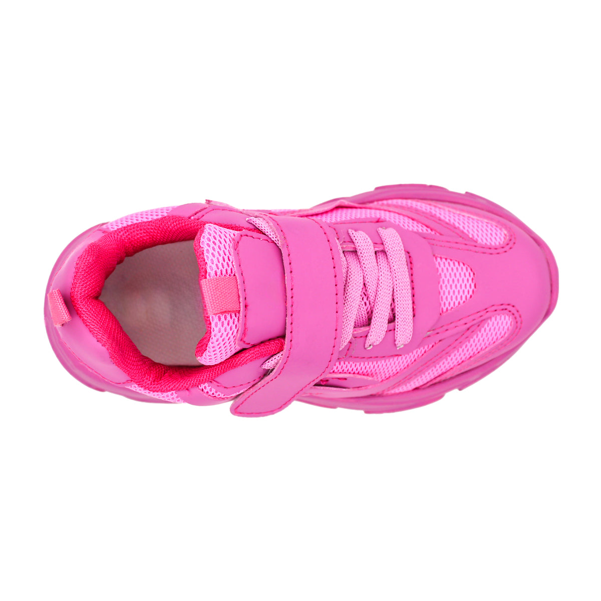 Tenis Deportivos RBCOLLECTION Exterior Textil Color Fiusha Para Niña