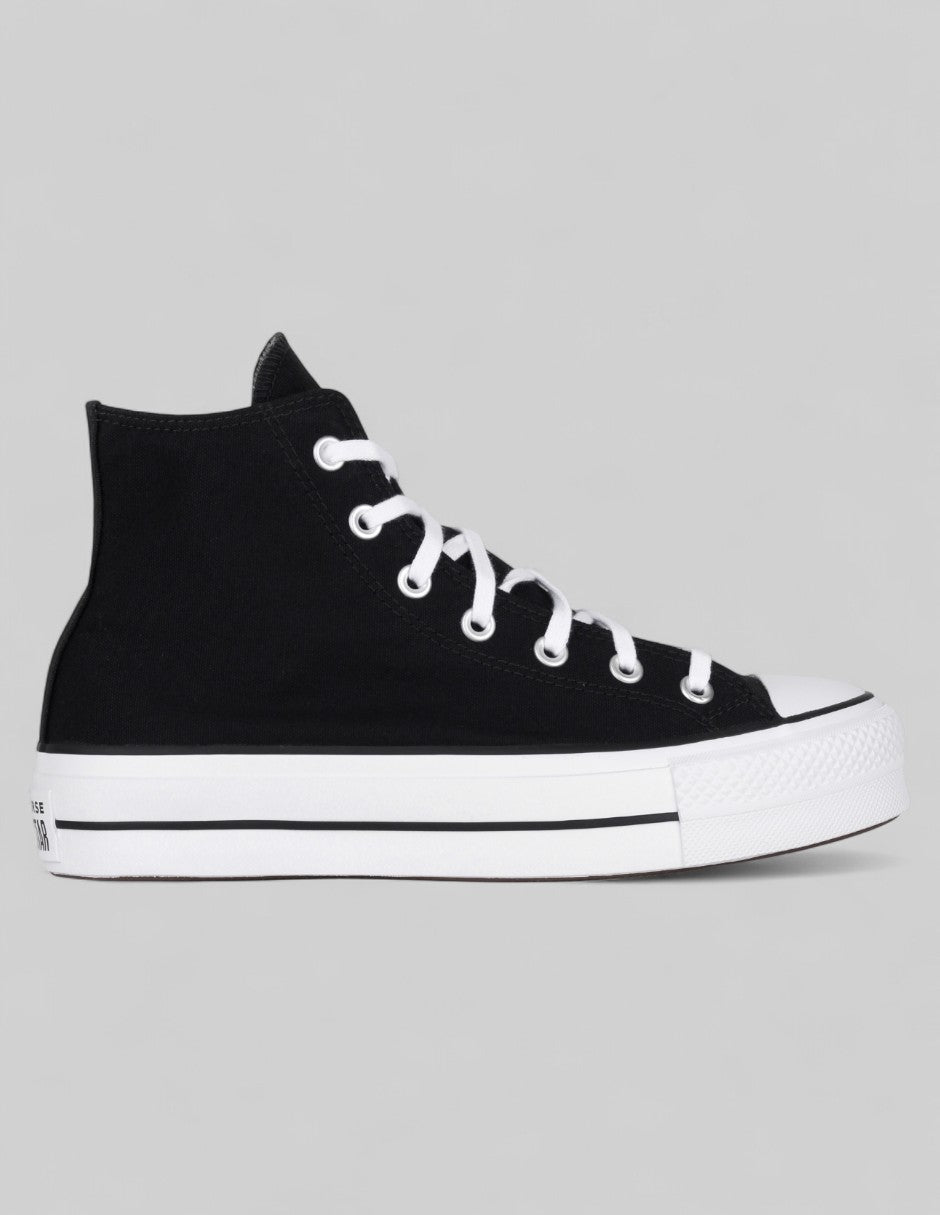 Tenis botín  Plataforma Lift  en Textil de Converse – Negro
