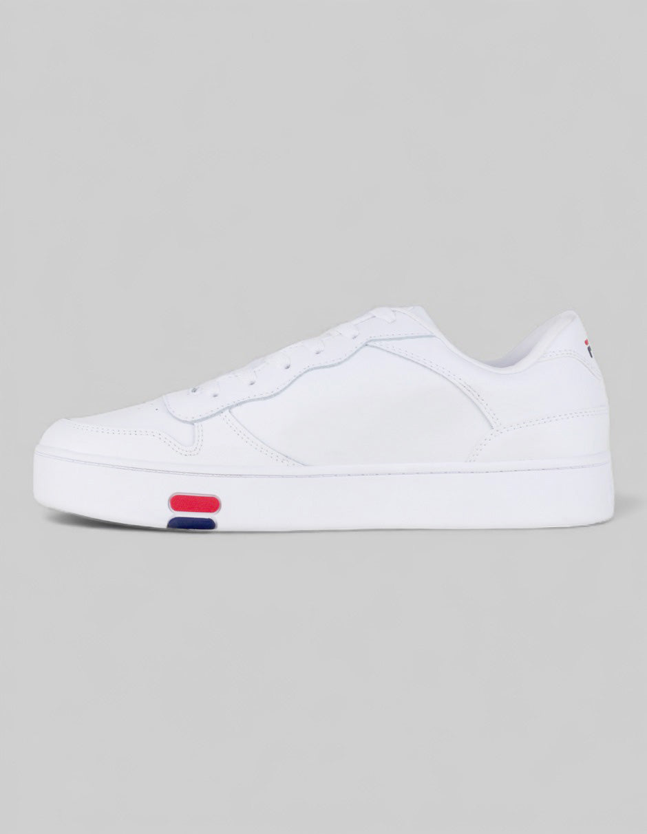 Tenis con cordones  MGX-100 en Piel vegana – Blanco