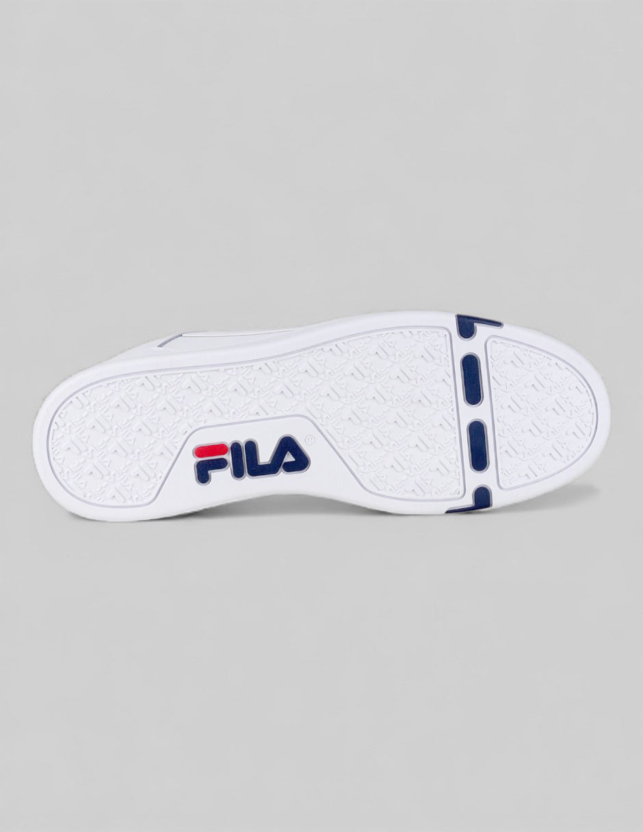Tenis con cordones  MGX-100 en Piel vegana – Blanco