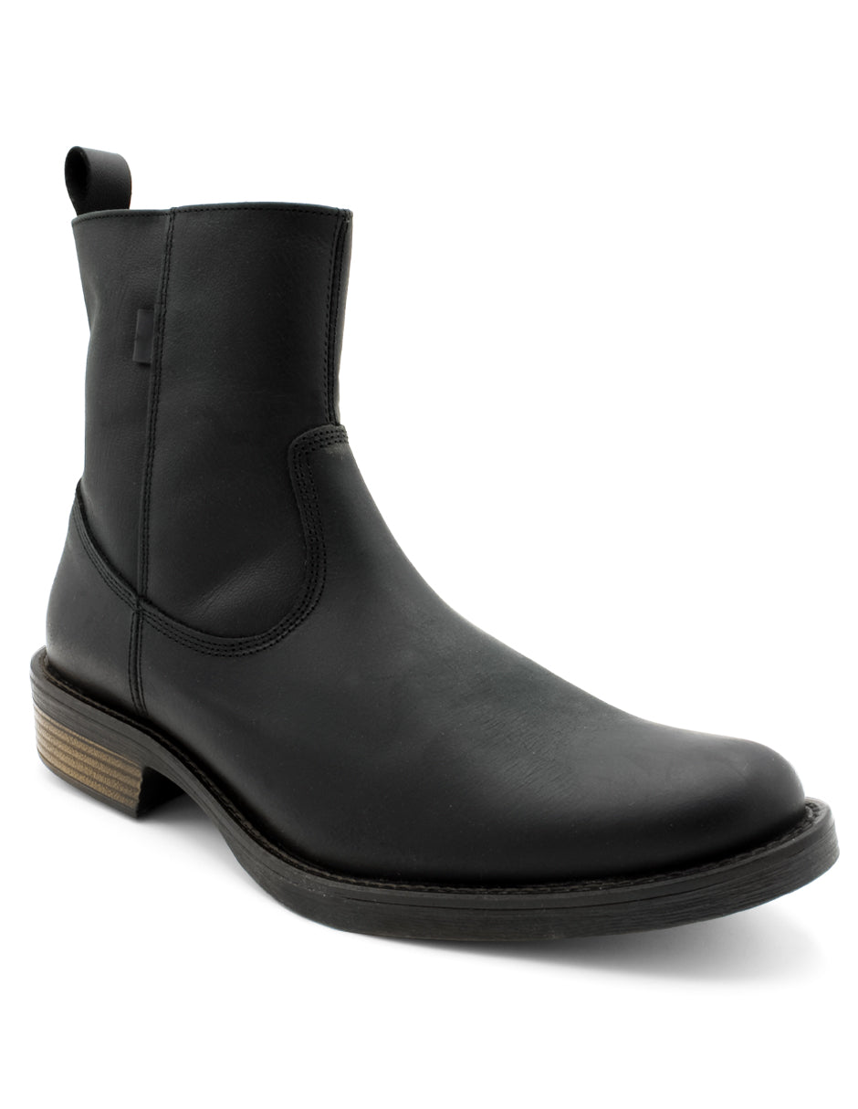 Botas casuales Exterior PIEL Color Negro Para Hombre De RBCOLLECTION