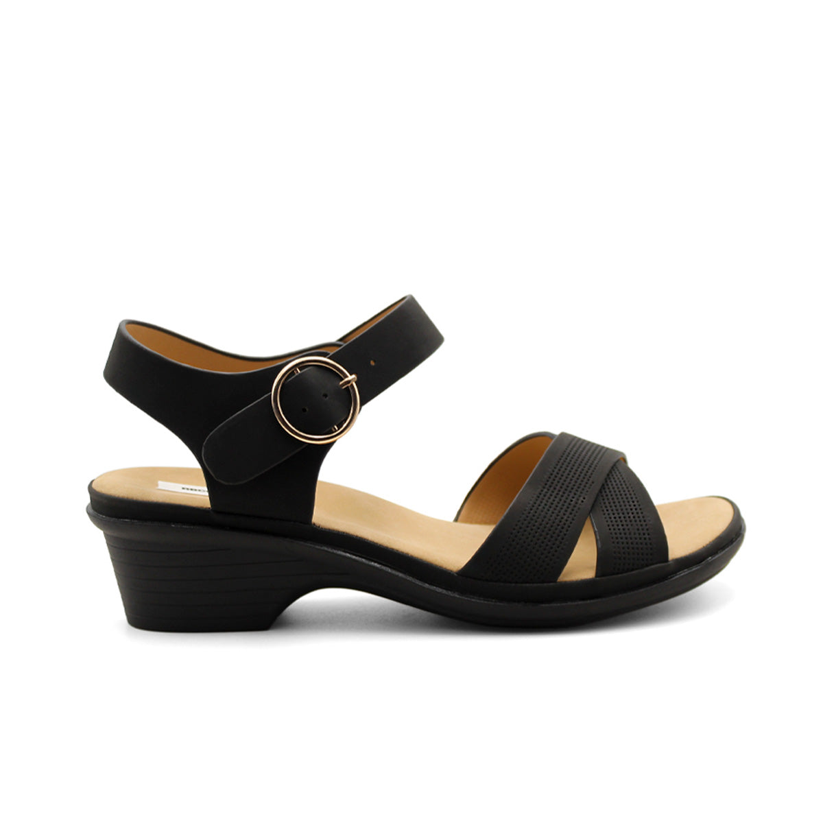 Sandalias de piso  Color Negro Para Mujer De RBCOLLECTION