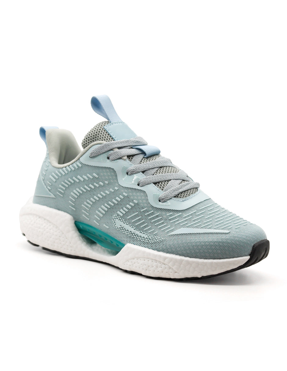 Tenis para correr Exterior Textil tejido en malla con tecnología KRONOS que permite mayor durabilidad, flexibilidad y resistencia Color Azul Unisex De RBCOLLECTION