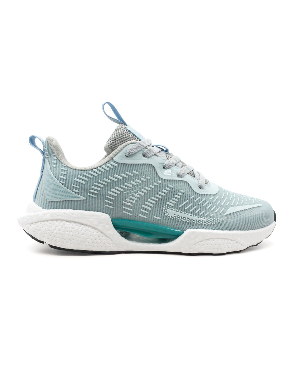 Tenis para correr Exterior Textil tejido en malla con tecnología KRONOS que permite mayor durabilidad, flexibilidad y resistencia Color Azul Unisex De RBCOLLECTION