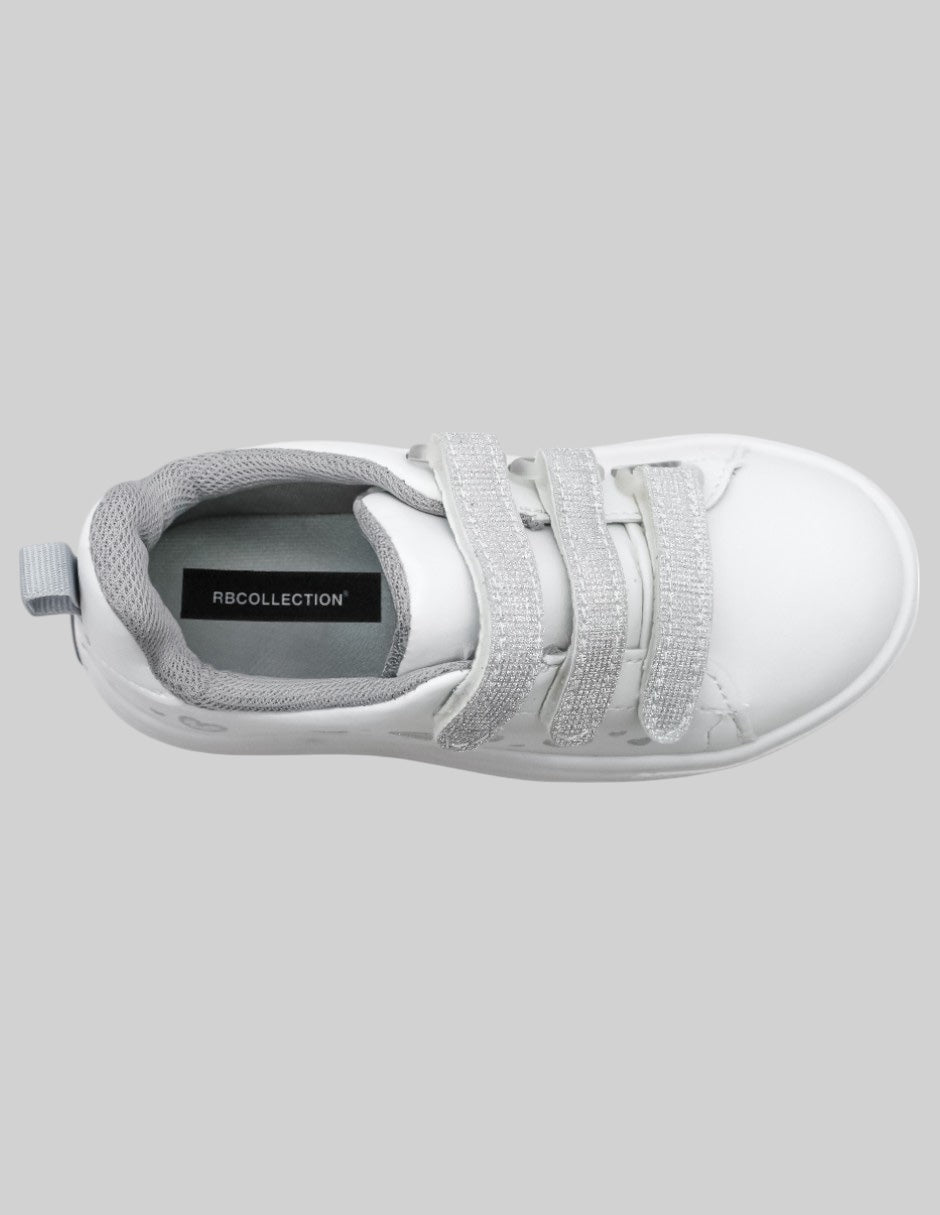 Tenis Kids en Piel vegana – Blanco