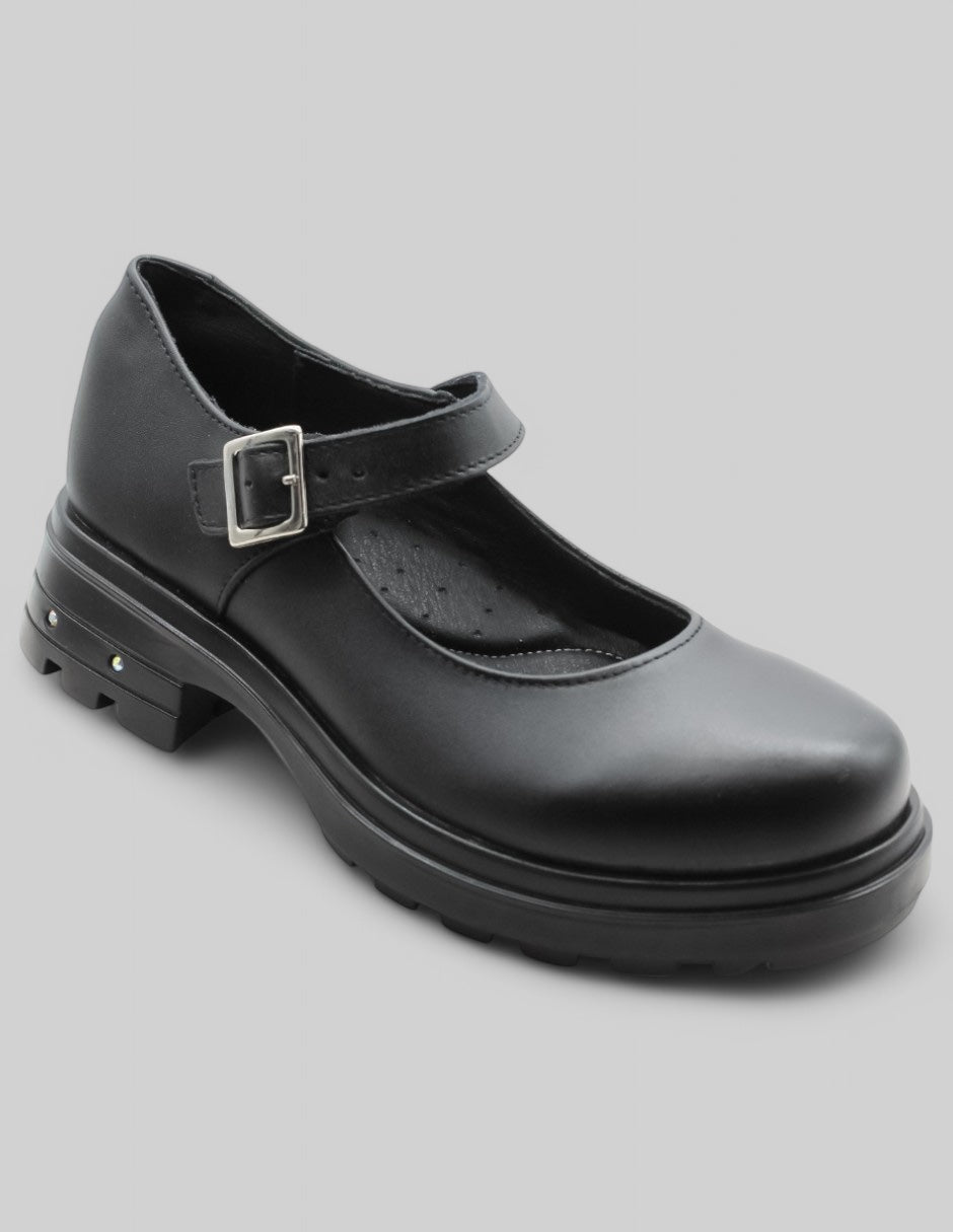 Escolar Exterior Piel Color Negro Para Niña De RBCOLLECTION