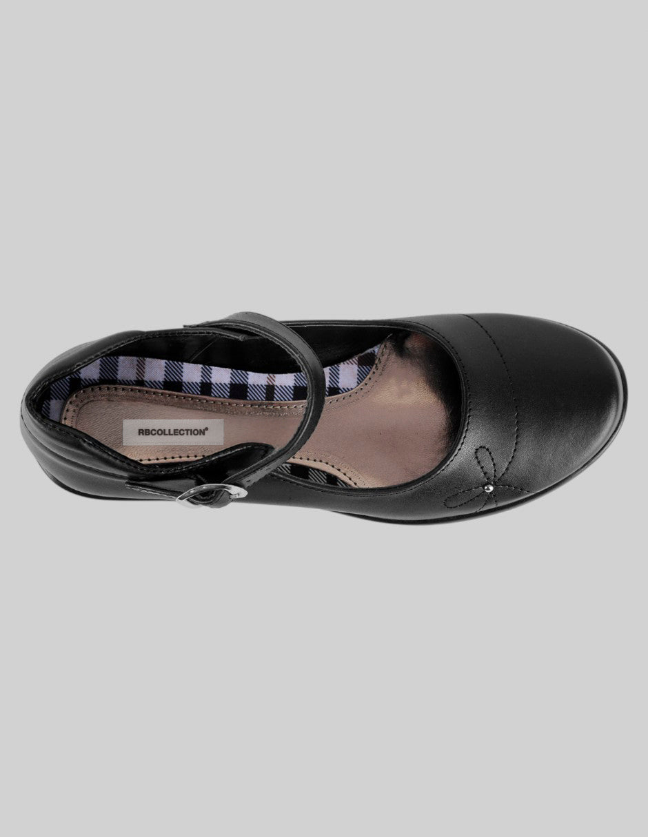 Mary jane Hand Made en Piel – Negro