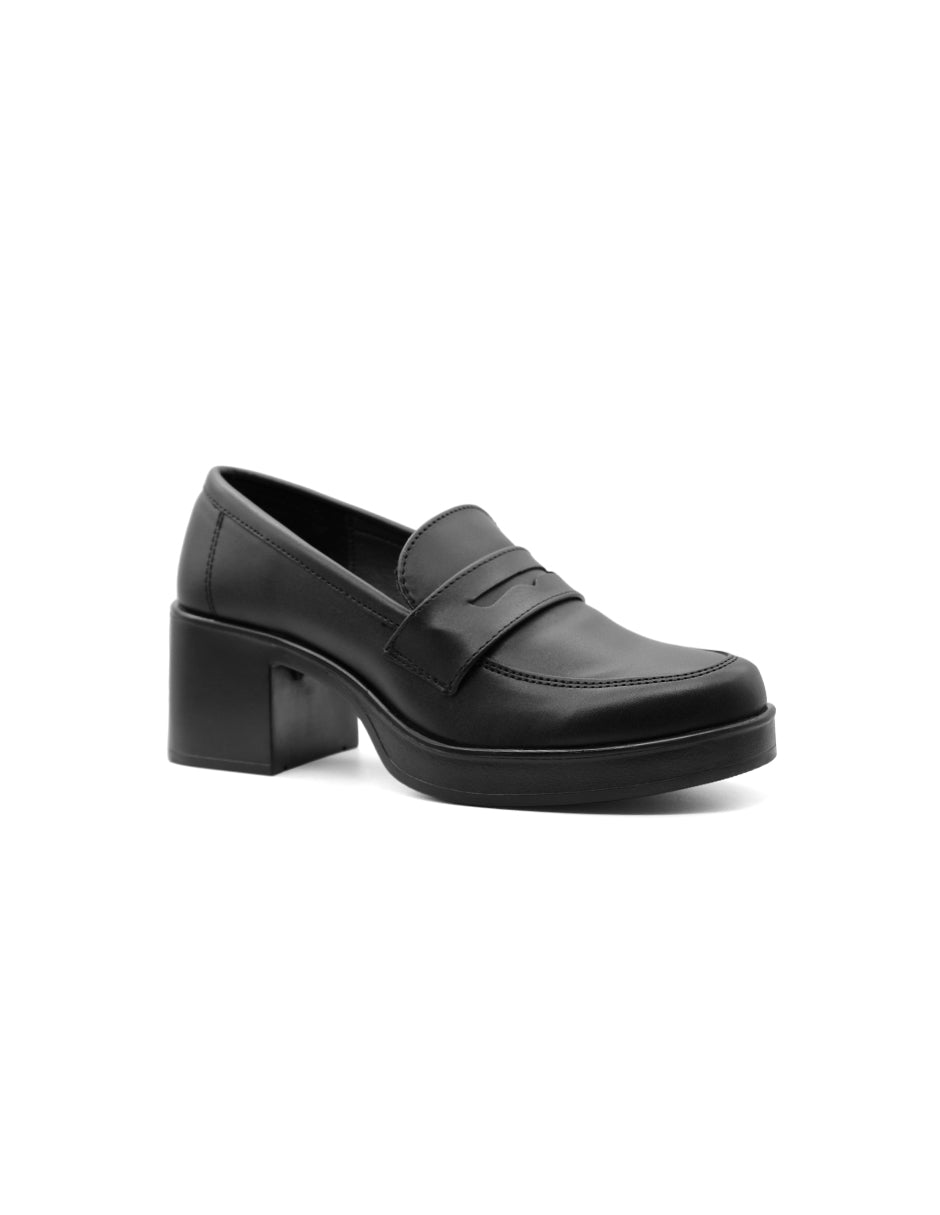 Mocasines Exterior Piel vegana Color Negro Para Mujer De RBCOLLECTION