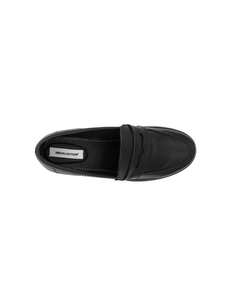 Mocasines Exterior Piel vegana Color Negro Para Mujer De RBCOLLECTION