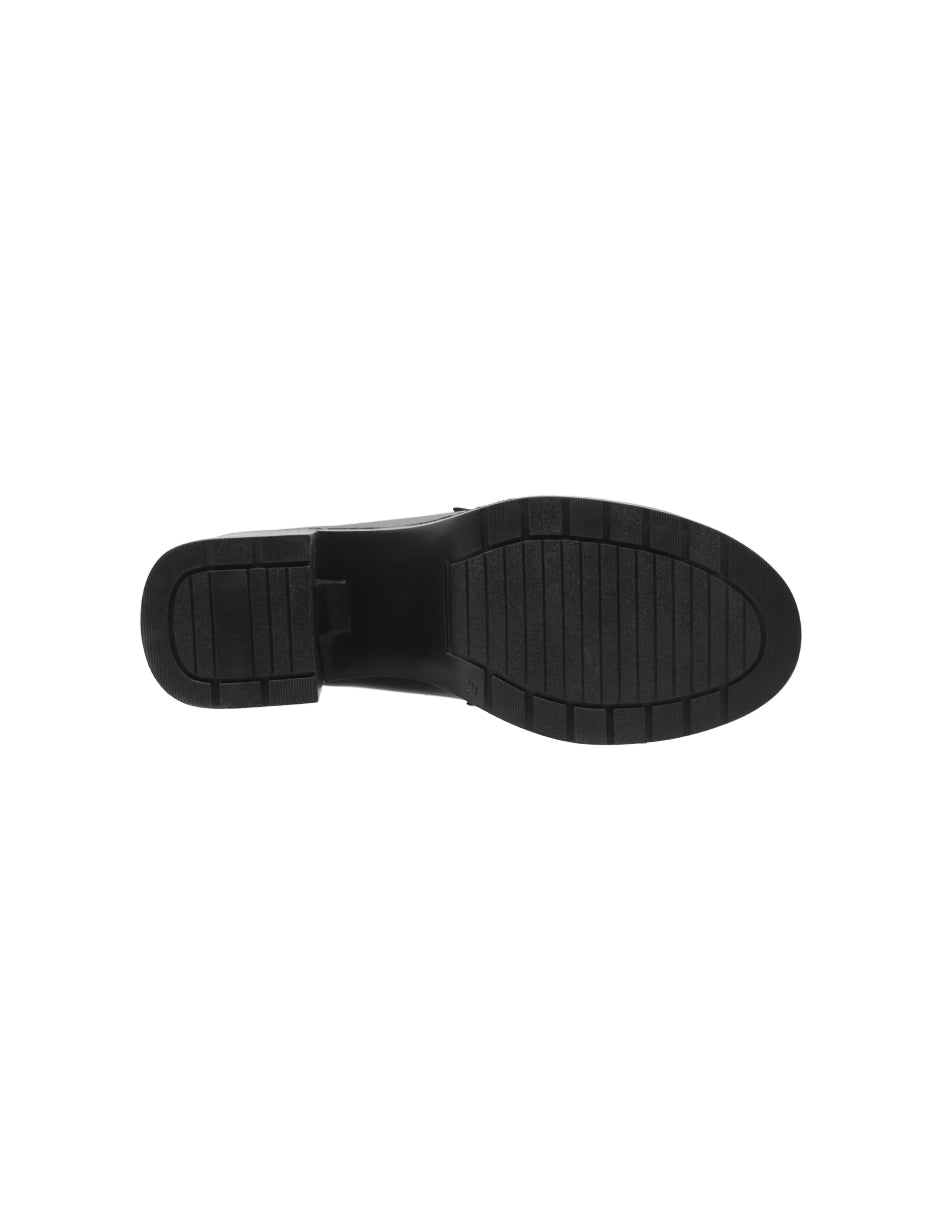 Mocasines Exterior Piel vegana Color Negro Para Mujer De RBCOLLECTION