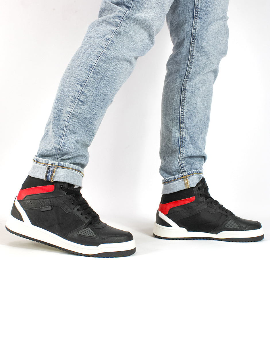 Tenis botín Exterior Piel sintética Color Negro Para Hombre De RBCOLLECTION
