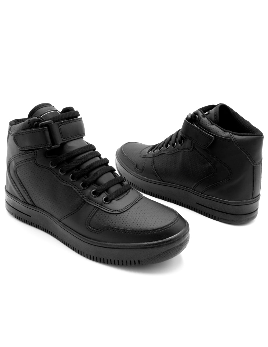 Tenis botín Exterior Piel sintética Color Negro Para Hombre De RBCOLLECTION