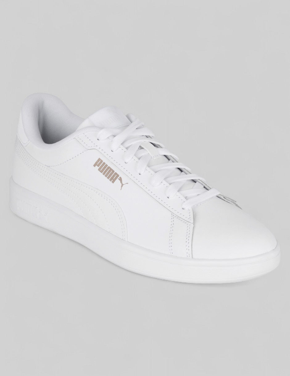 Tenis con cordones Exterior Piel Vegana Color Blanco Para Mujer De Puma
