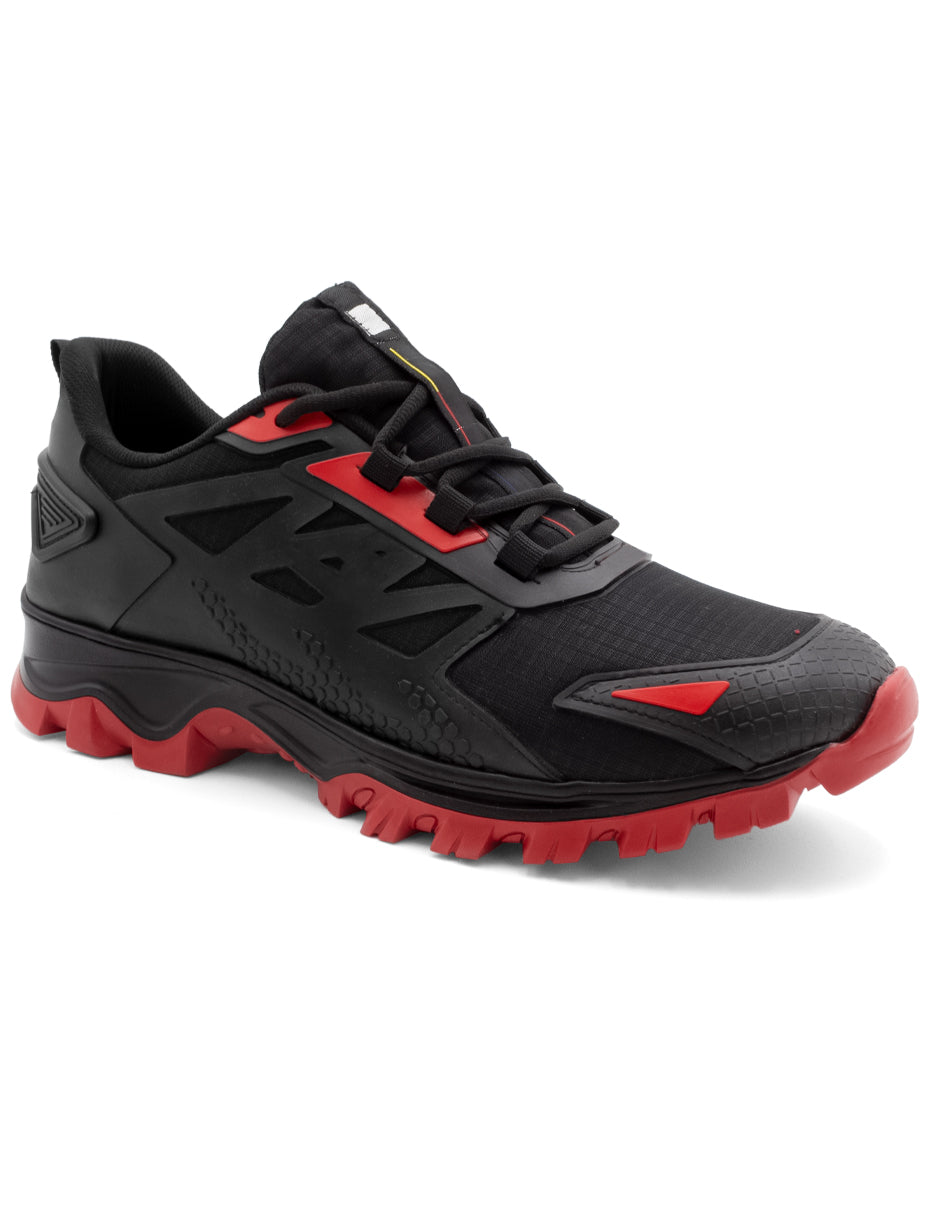 Tenis para correr Exterior Textil Color Negro Para Hombre De RBCOLLECTION