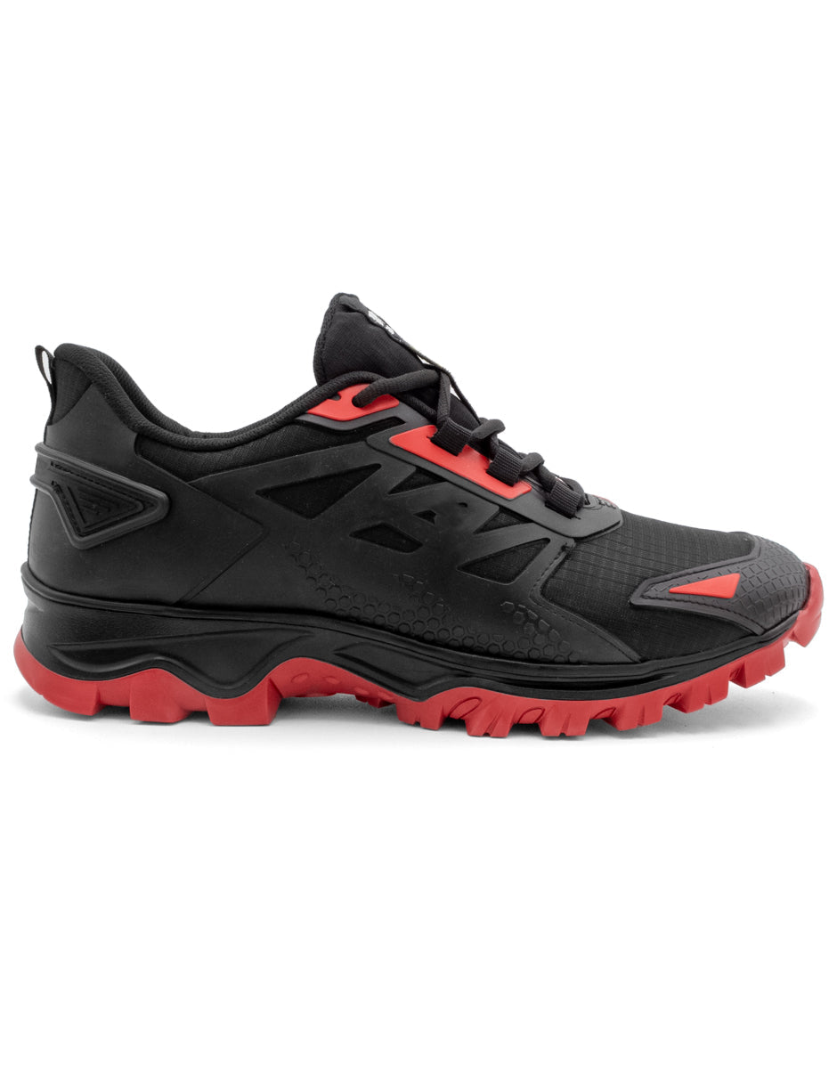 Tenis para correr Exterior Textil Color Negro Para Hombre De RBCOLLECTION