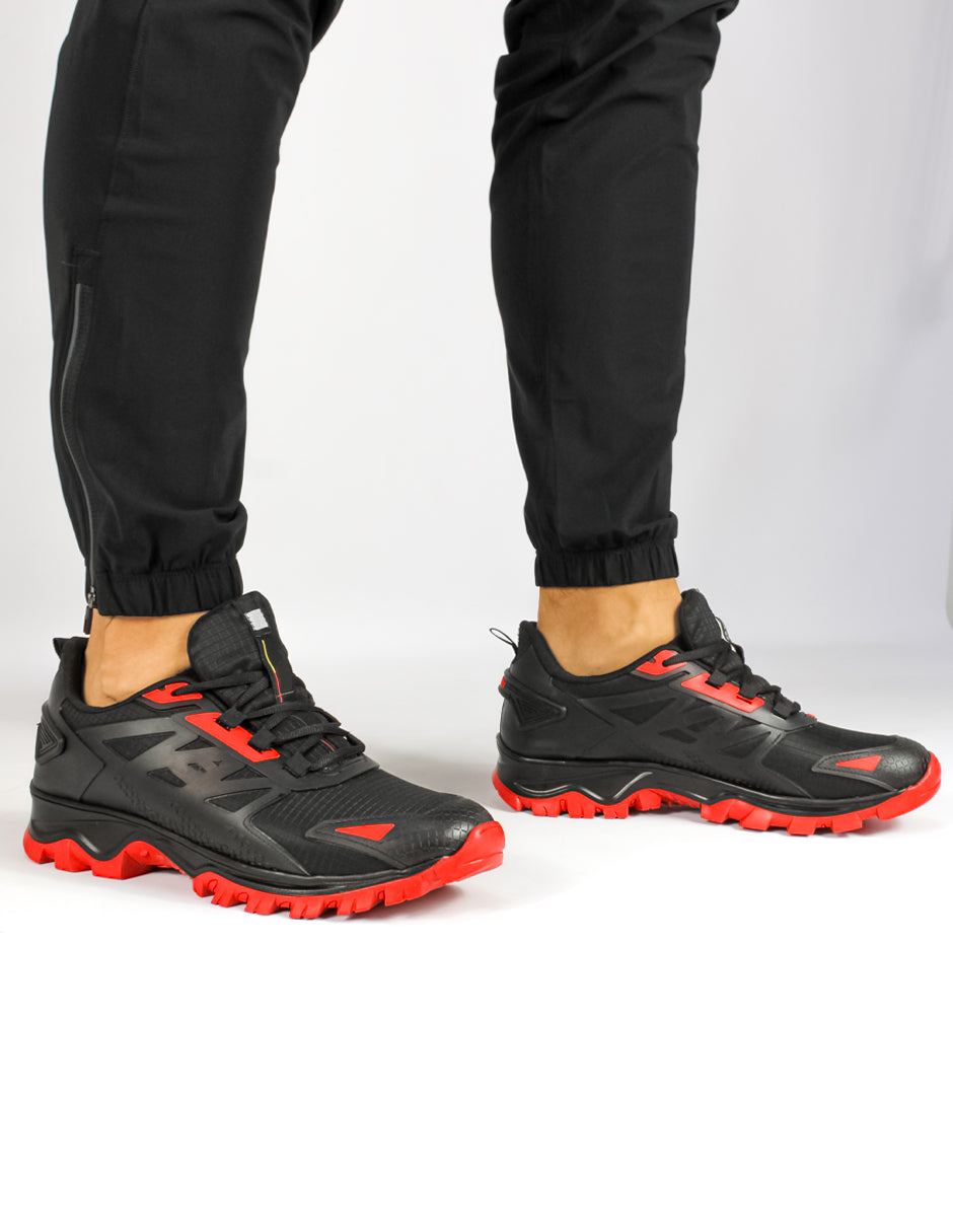 Tenis para correr Exterior Textil Color Negro Para Hombre De RBCOLLECTION