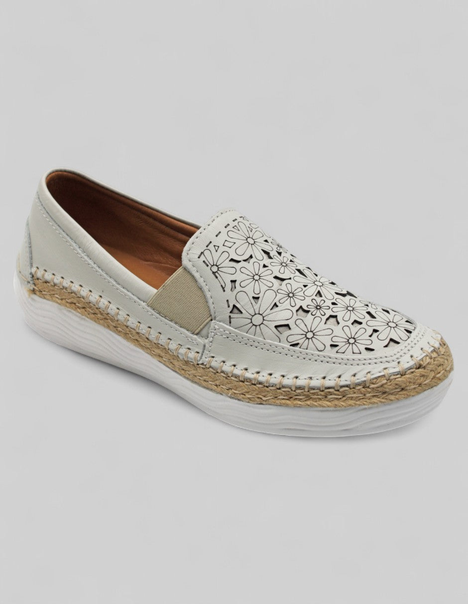 Mocasines Exterior Piel Color Beige Para Mujer De RBCOLLECTION
