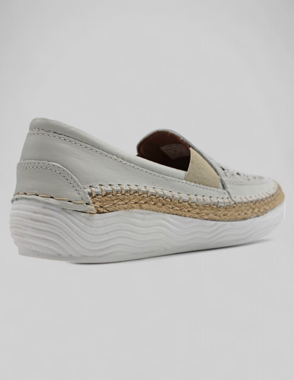 Mocasines HAND MADE Piel - Beige
