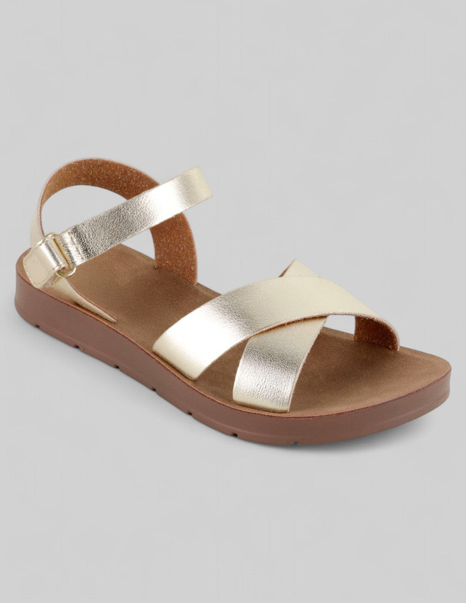 Sandalias Kids  en Sintético – Oro