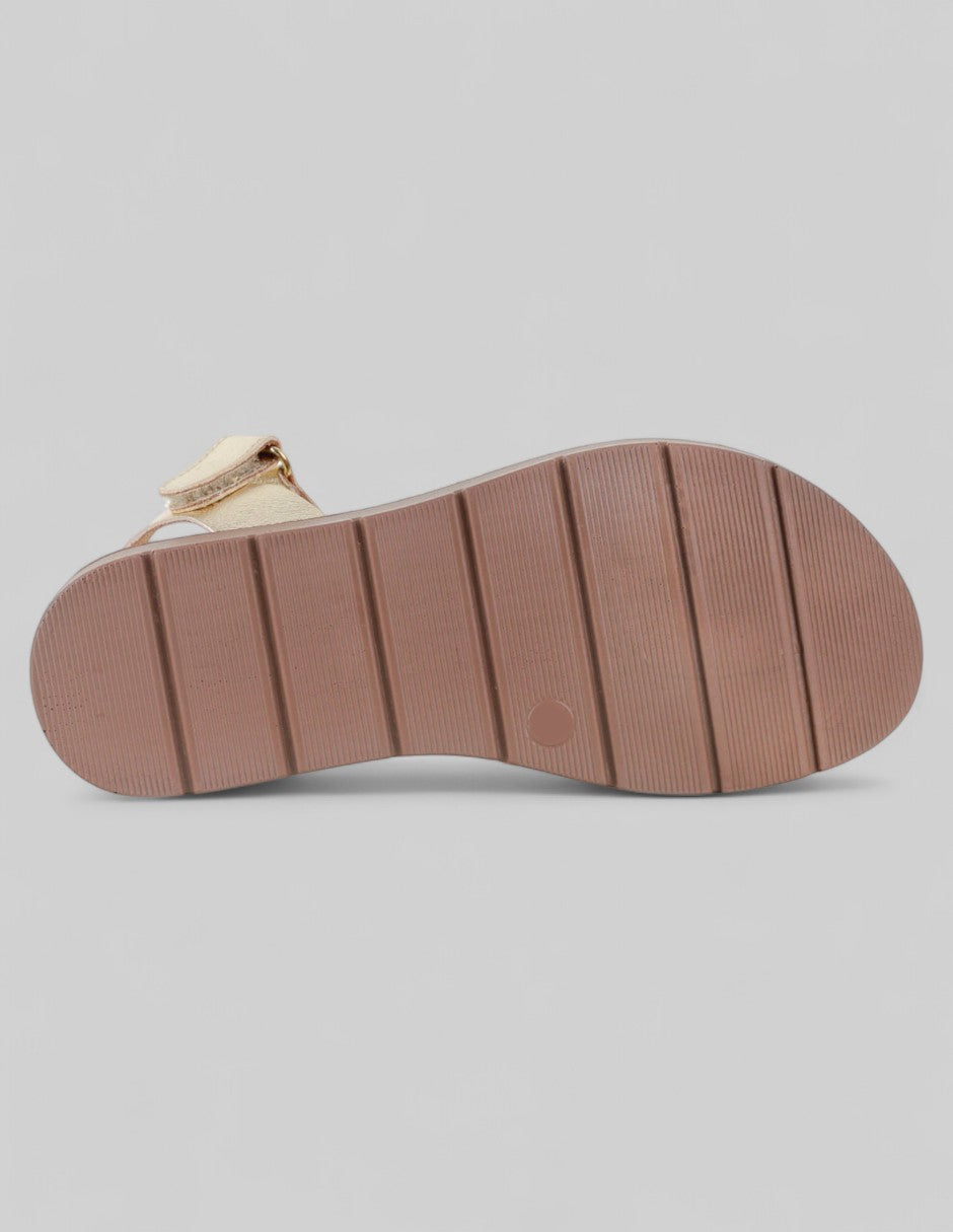 Sandalias Kids  en Sintético – Oro