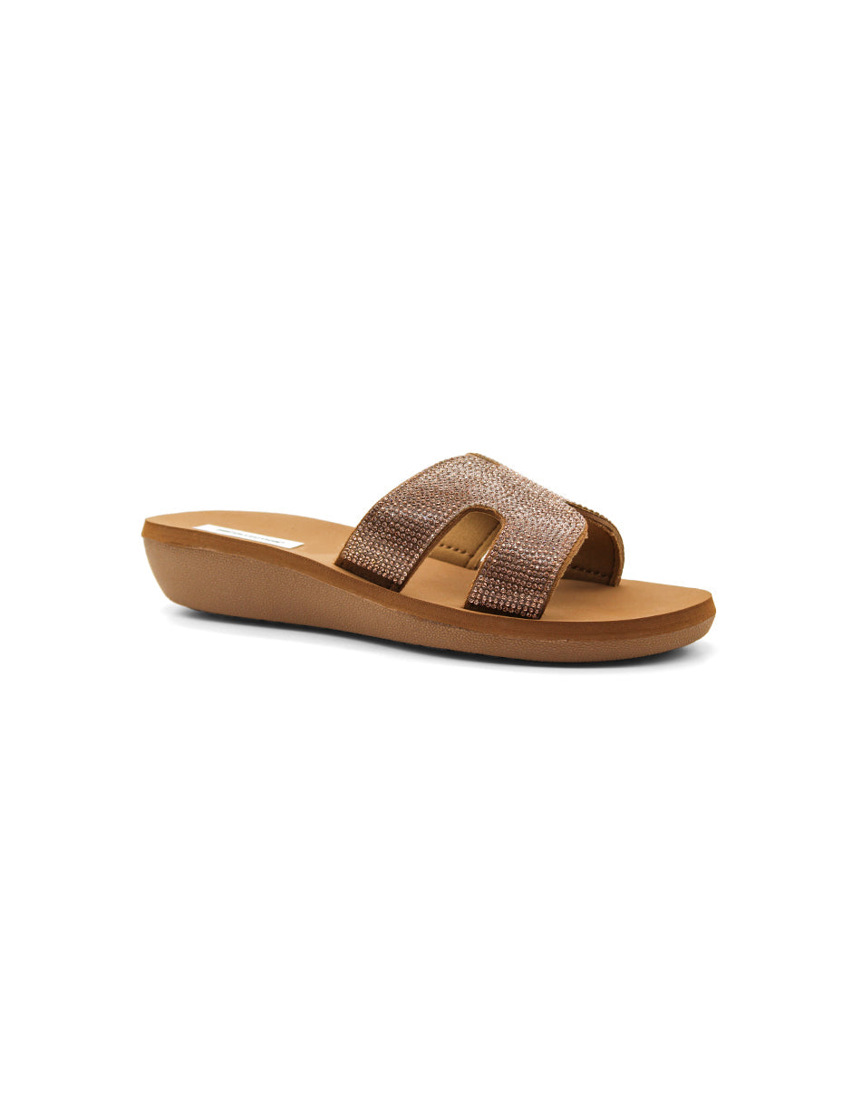 Sandalias con plataforma Exterior Sintético Color Café Para Mujer De RBCOLLECTION