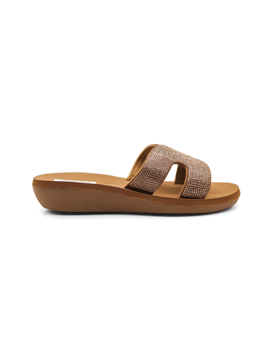 Sandalias con plataforma Exterior Sintético Color Café Para Mujer De RBCOLLECTION