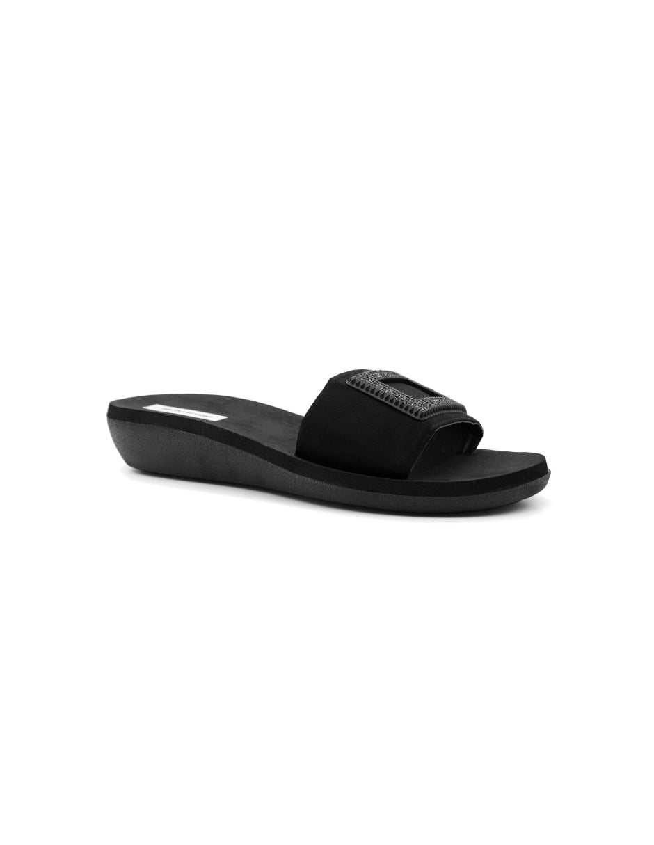 Sandalias con plataforma Exterior Sintético Color Negro Para Mujer De RBCOLLECTION