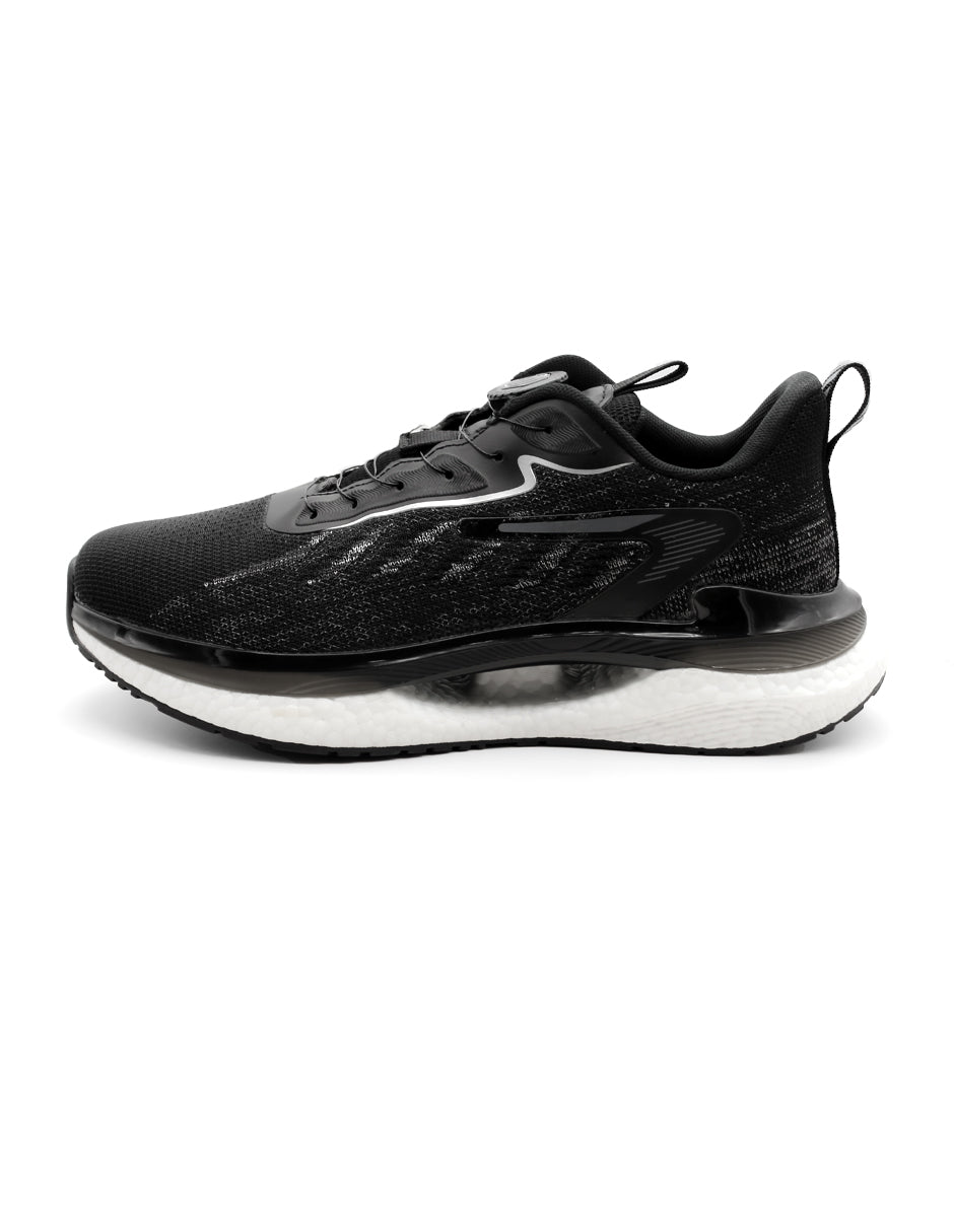 Tenis para correr y entrenamiento con tecnología KRONOS construido en 1 sola pieza  Color Negro Para Hombre De RBCOLLECTION