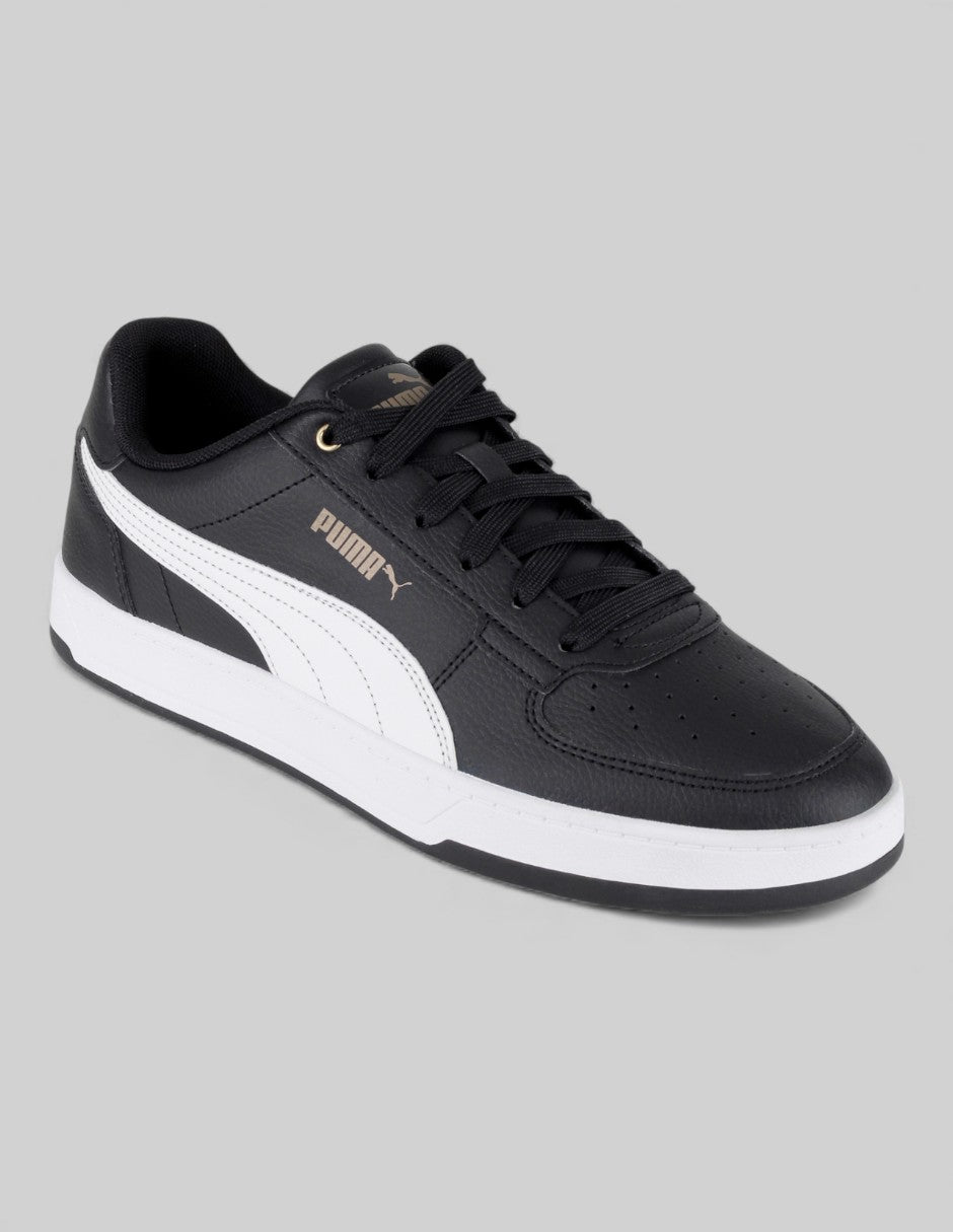 Tenis con cordones  Caven 2.0 en Piel vegana – Negro