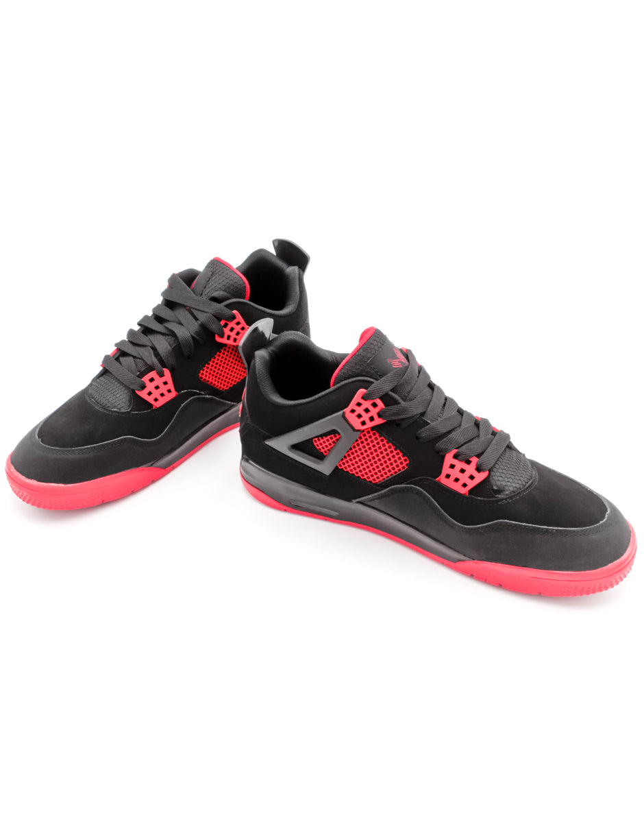 Tenis con cordones Exterior Piel sintética Color Negro Para Hombre De RBCOLLECTION