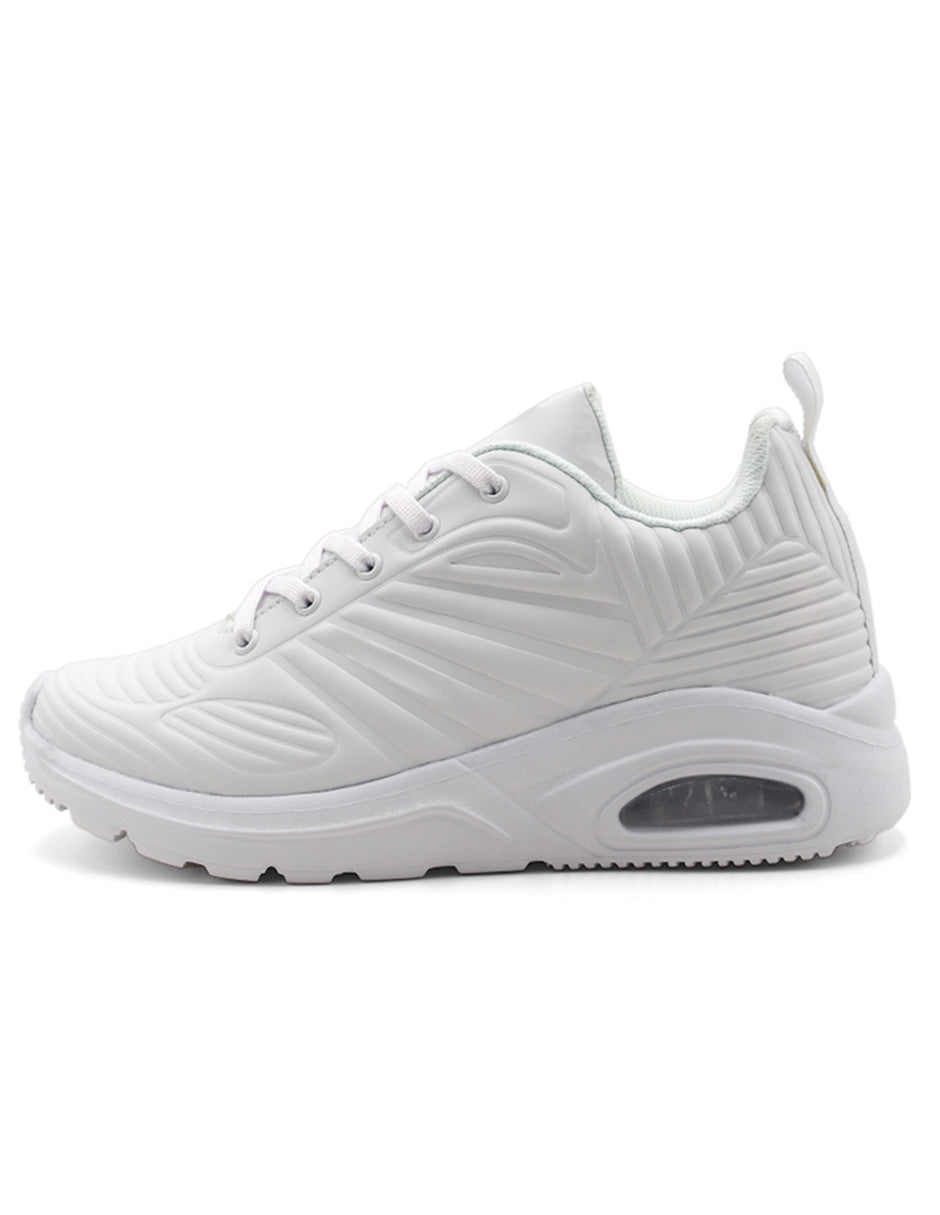 Tenis tipo deportivo Exterior Sintético Color Blanco Para Mujer De RBCOLLECTION