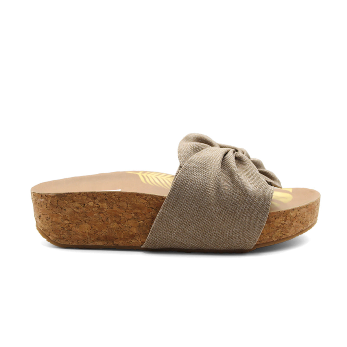 Sandalias con plataforma Color Beige exterior textil  Para Mujer De RBCOLLECTION