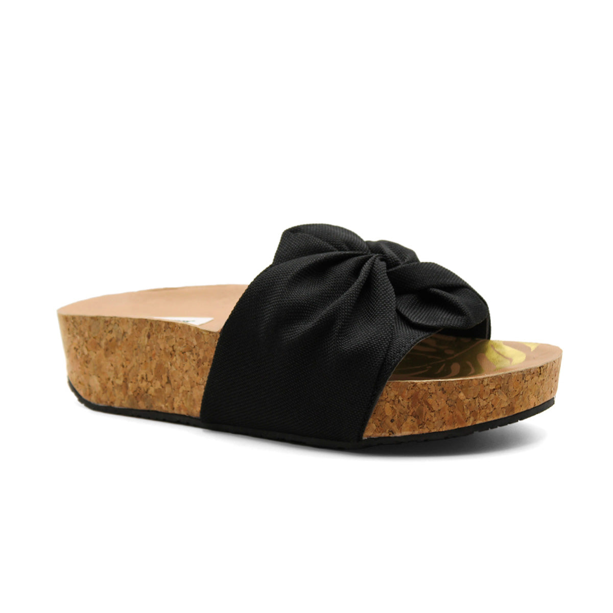 Sandalias con plataforma color negro exterior textil Para Mujer De RBCOLLECTION