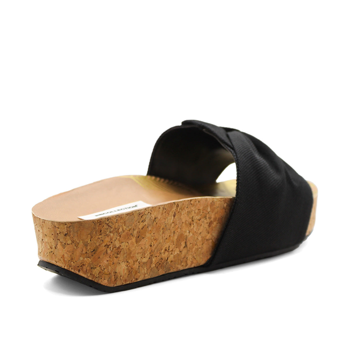 Sandalias con plataforma color negro exterior textil Para Mujer De RBCOLLECTION