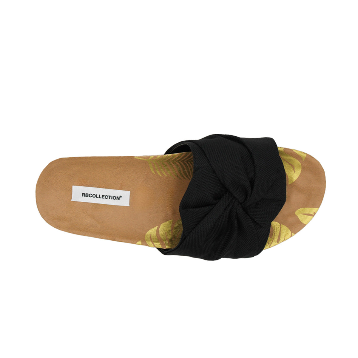 Sandalias con plataforma color negro exterior textil Para Mujer De RBCOLLECTION