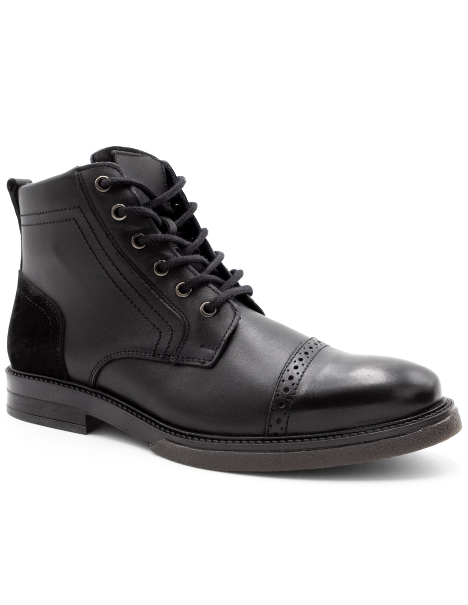 Botas casuales Exterior PIEL Color Negro Para Hombre De RBCOLLECTION