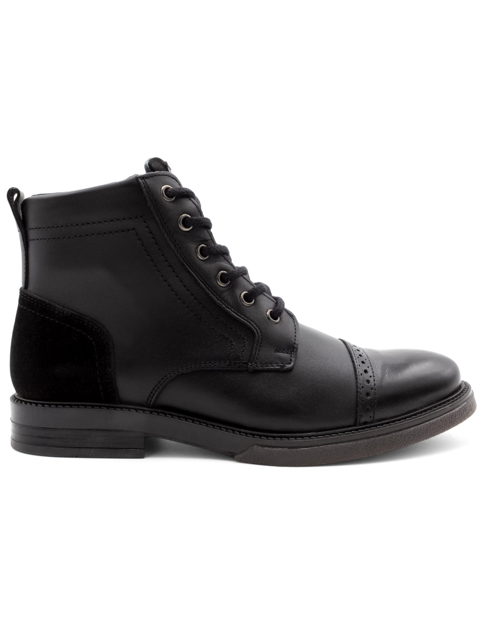 Botas casuales Exterior PIEL Color Negro Para Hombre De RBCOLLECTION