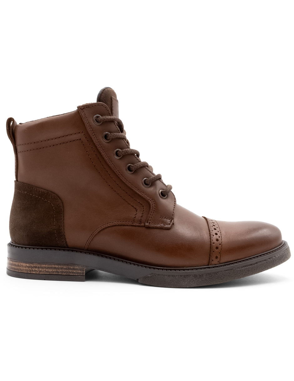 Botas casuales Exterior Piel Color Café Para Hombre De RBCOLLECTION