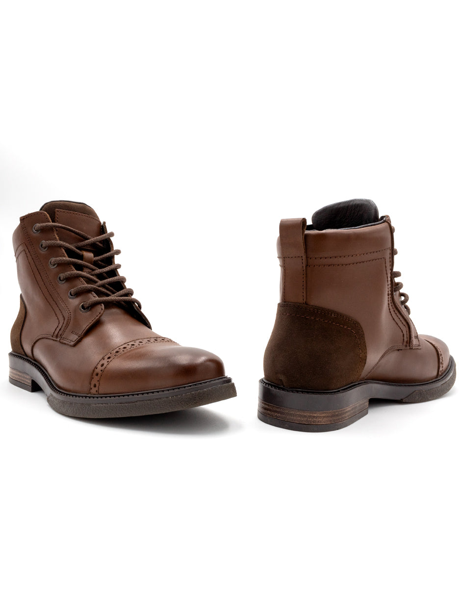 Botas casuales Exterior Piel Color Café Para Hombre De RBCOLLECTION