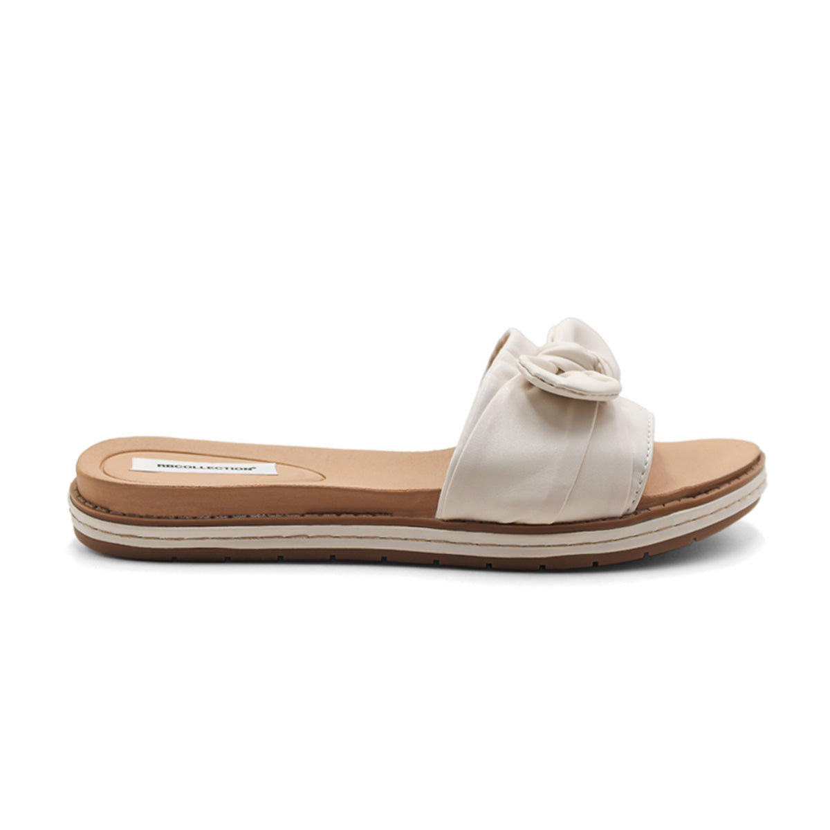 Sandalias de piso  Color Blanco Para Mujer De RBCOLLECTION