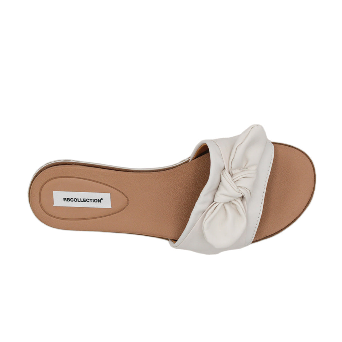 Sandalias de piso  Color Blanco Para Mujer De RBCOLLECTION