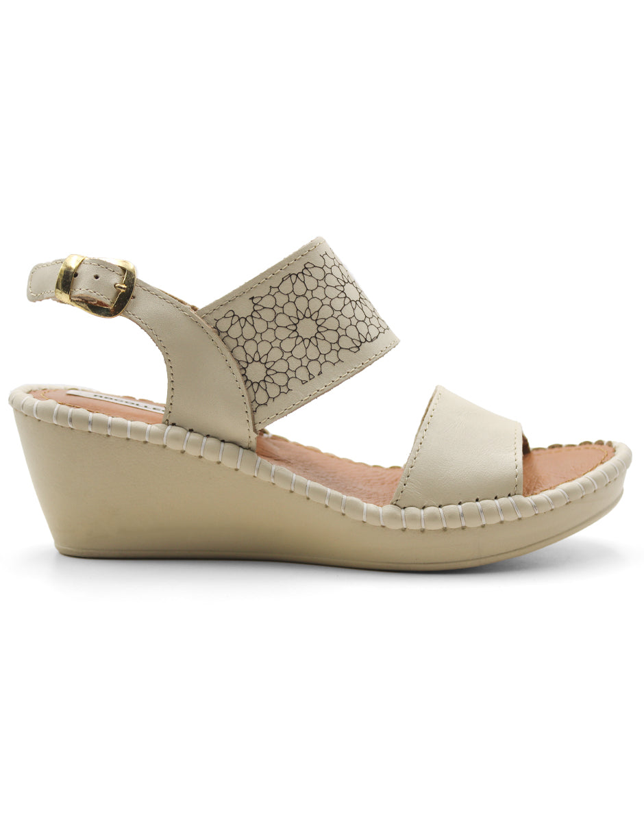 Sandalias con plataforma Exterior Sintético Color Blanco Para Mujer De RBCOLLECTION
