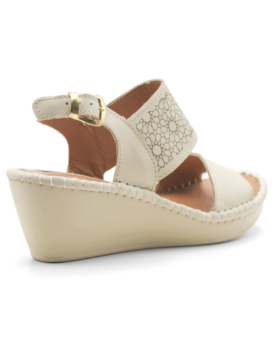Sandalias con plataforma Exterior Sintético Color Blanco Para Mujer De RBCOLLECTION