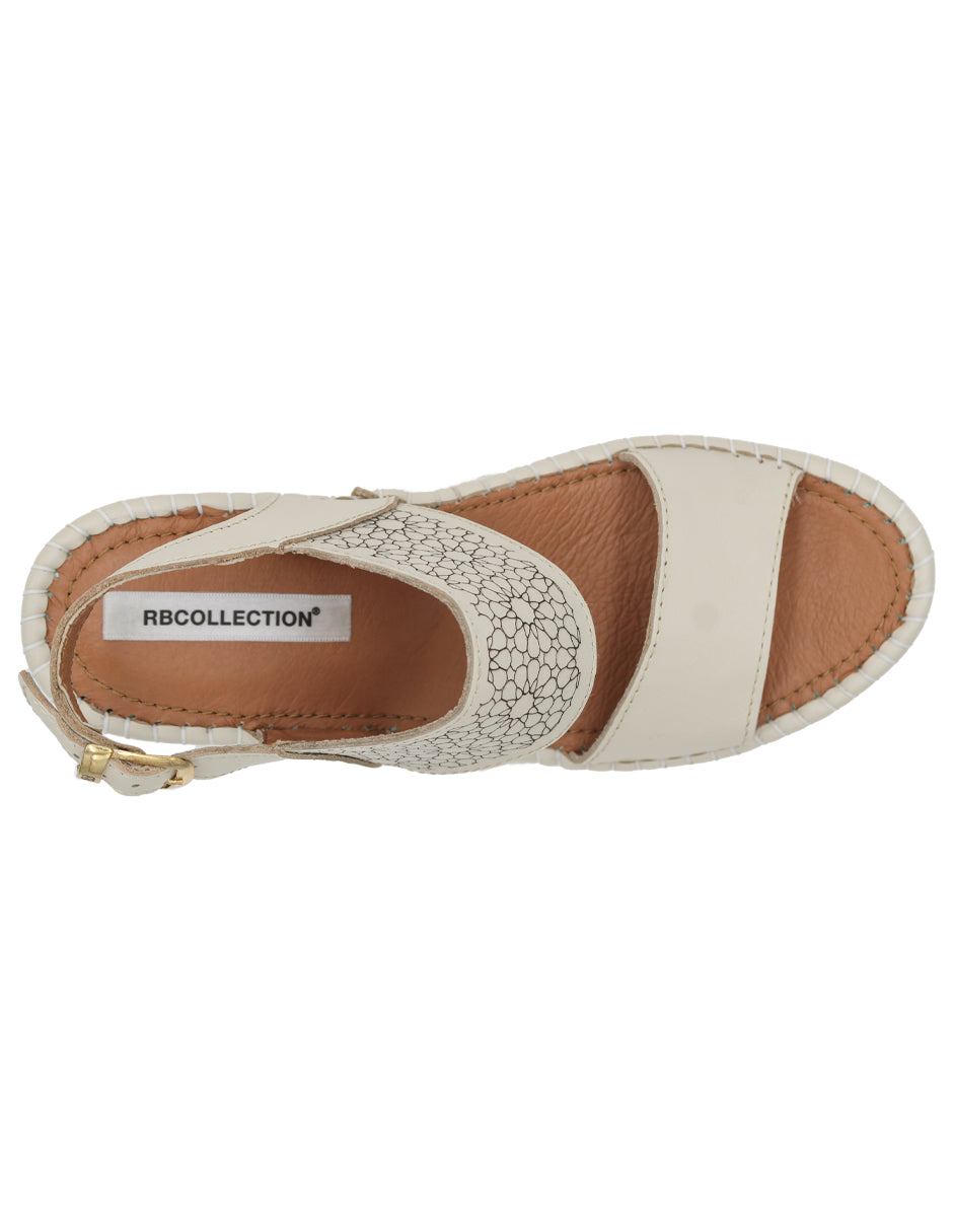 Sandalias con plataforma Exterior Sintético Color Blanco Para Mujer De RBCOLLECTION