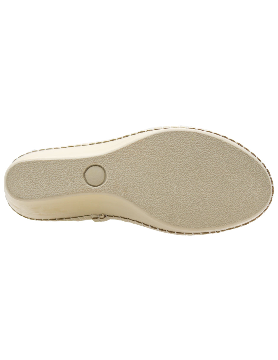 Sandalias con plataforma Exterior Sintético Color Blanco Para Mujer De RBCOLLECTION